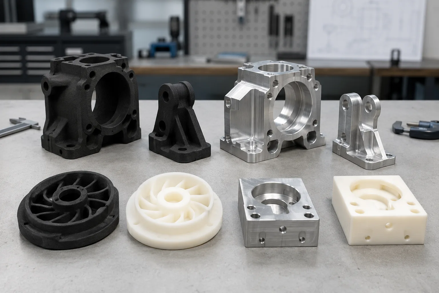 SLS vs. CNC Machining for Functional Prototypes